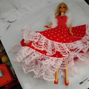 OOAK Valentine Barbie - Doll and Handmade Outfit #6